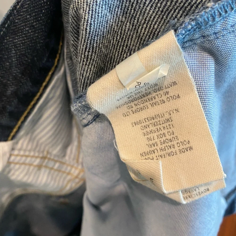 RALPH LAUREN RUGBY PATCHWORK JEANS. - Picture 12 of 13